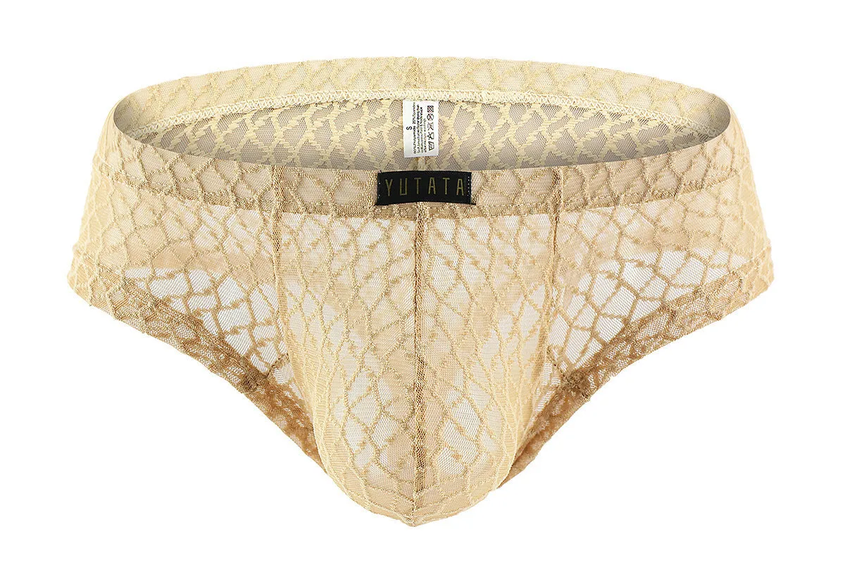 Sexy Sheer Lace Men's Boxer