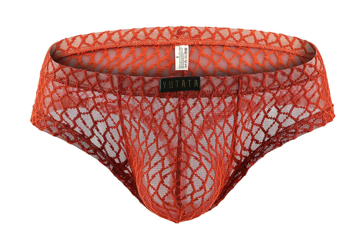 Sexy Sheer Lace Men's Boxer