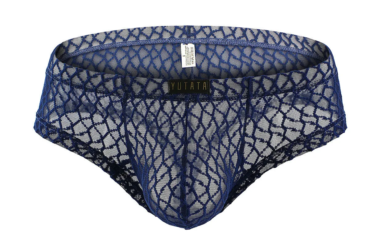 Sexy Sheer Lace Men's Boxer