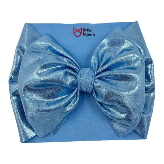 Sky Blue Shimmer Headwrap