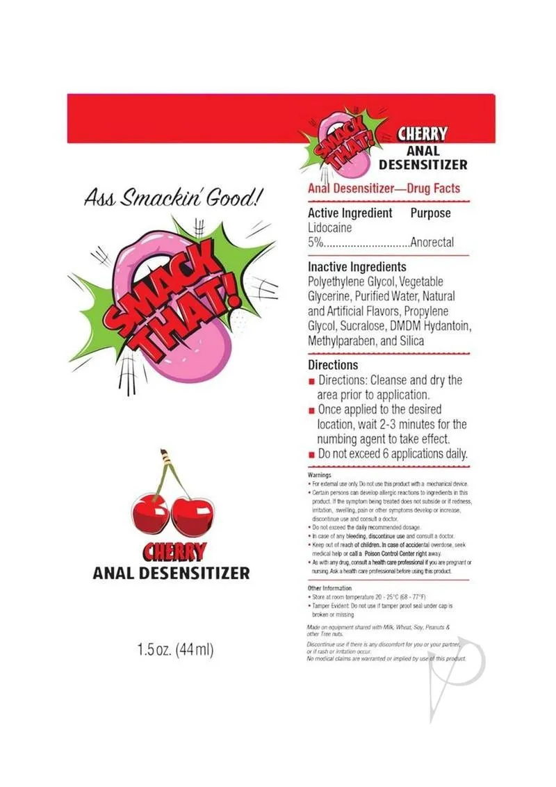Smack That Anal Desense Cherry 1.5oz