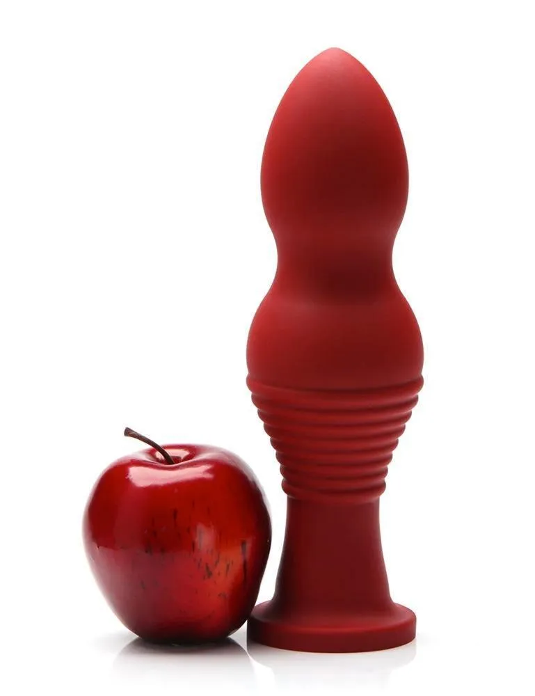 Tantus Piggy XL Silicone Dildo. Red