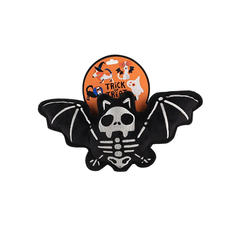 Trick or Treat Glow in the Dark Bat Halloween Dog Toy