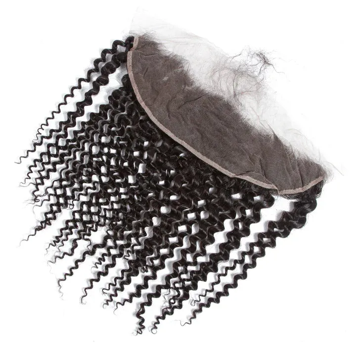 Tuneful 10A Jerry Curly Human Hair 4 Bundles With 13x4 Lace Frontal 100% Remy Human Hair