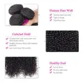 Tuneful 10A Jerry Curly Human Hair 4 Bundles With 13x4 Lace Frontal 100% Remy Human Hair