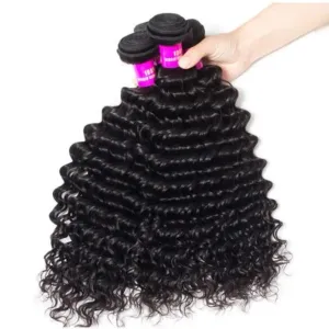 Tuneful Brazilian Deep Wave Hair 4 Bundles Remy Human Hair Weft Weaving Hair Extensions