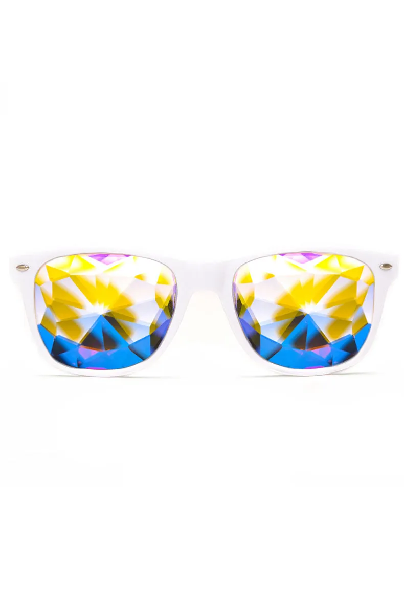 Ultimate Kaleidoscope Glasses in White