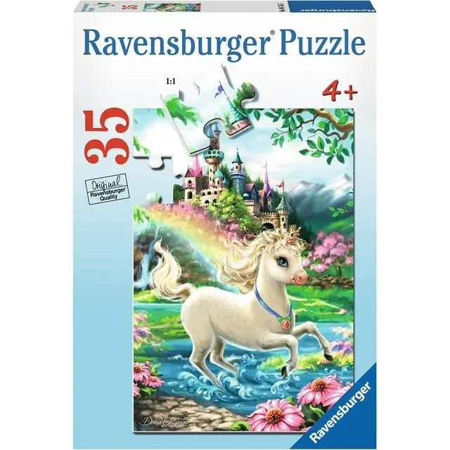Unicorn Castle 35pc Puzzle