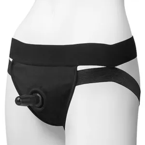 Vac-U-Lock Dual Straps Panty Harness with Plug