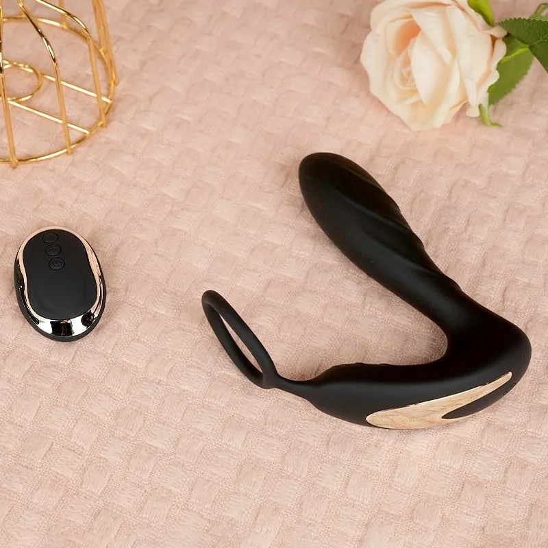 Vibration Dual-Motor Prostate Massager With Penis Ring