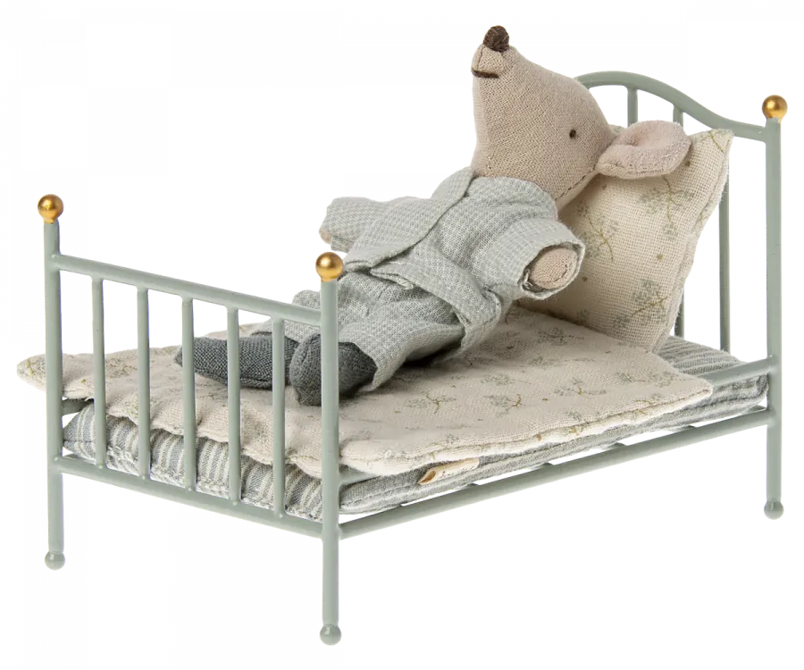 Vintage bed, Mouse - Mint
