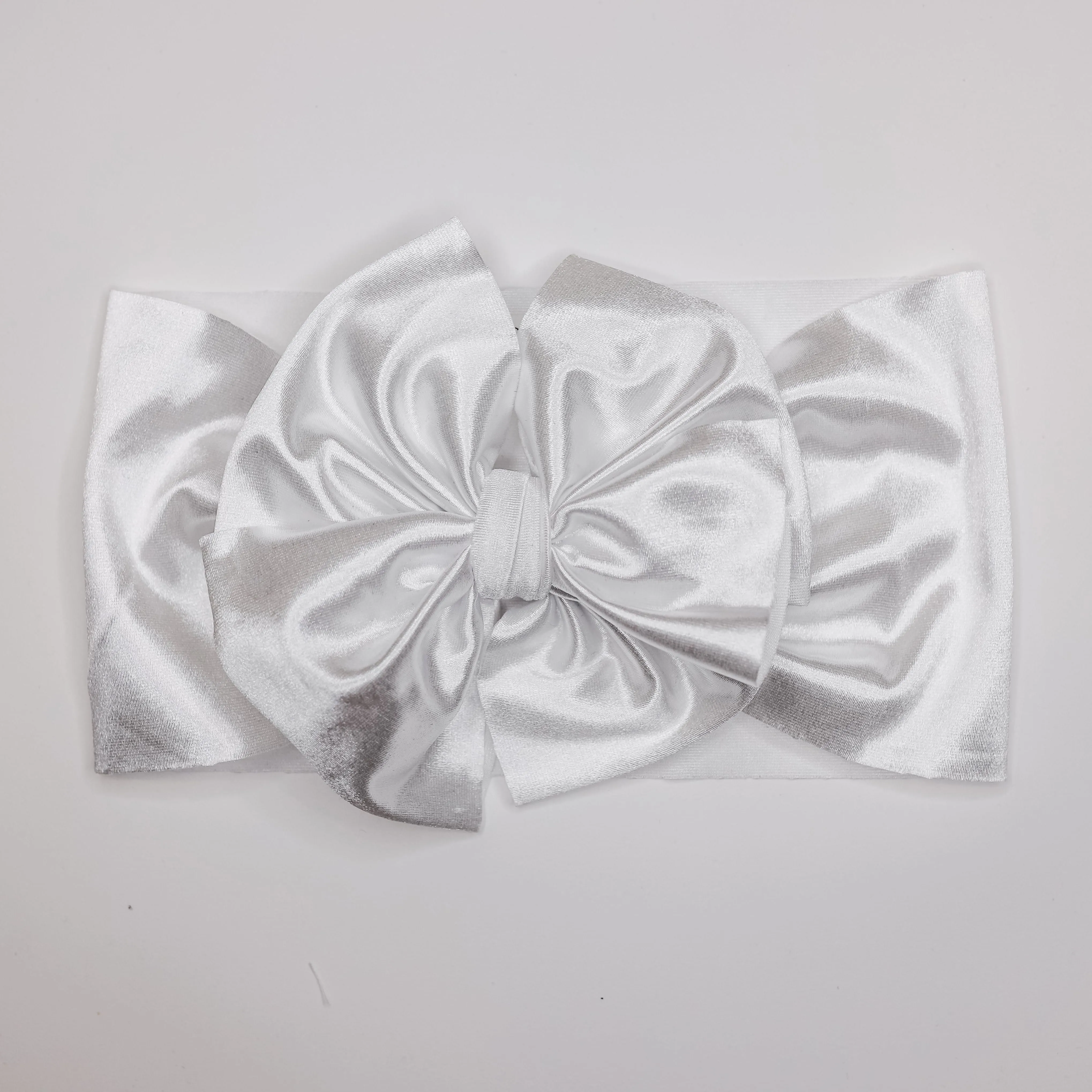 White Satin Headwrap