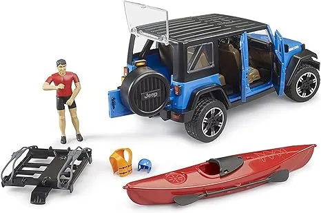 Wrangler Rubicon w Kayak and Figure
